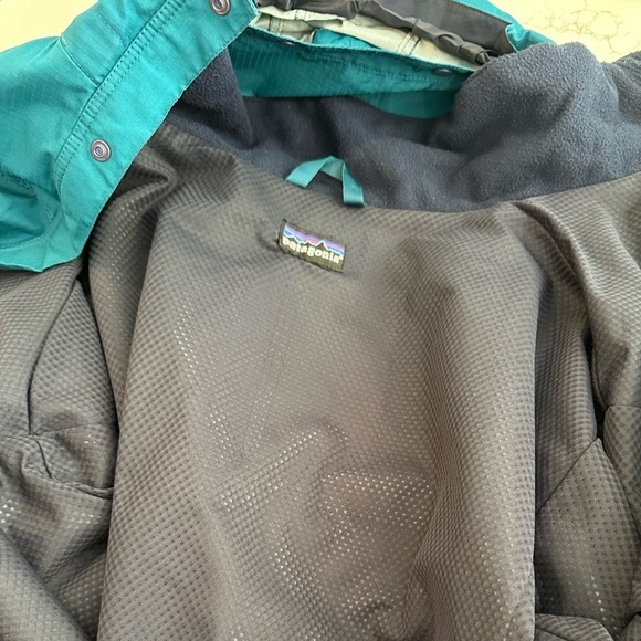 VTG Patagonia Winter Jacket Peacock  Blue Green SZ L EUC - Picture 11 of 13